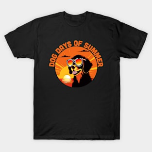 Summer Vibes: Get 'Dog Days of Summer' Design for Your Wardrobe T-Shirt